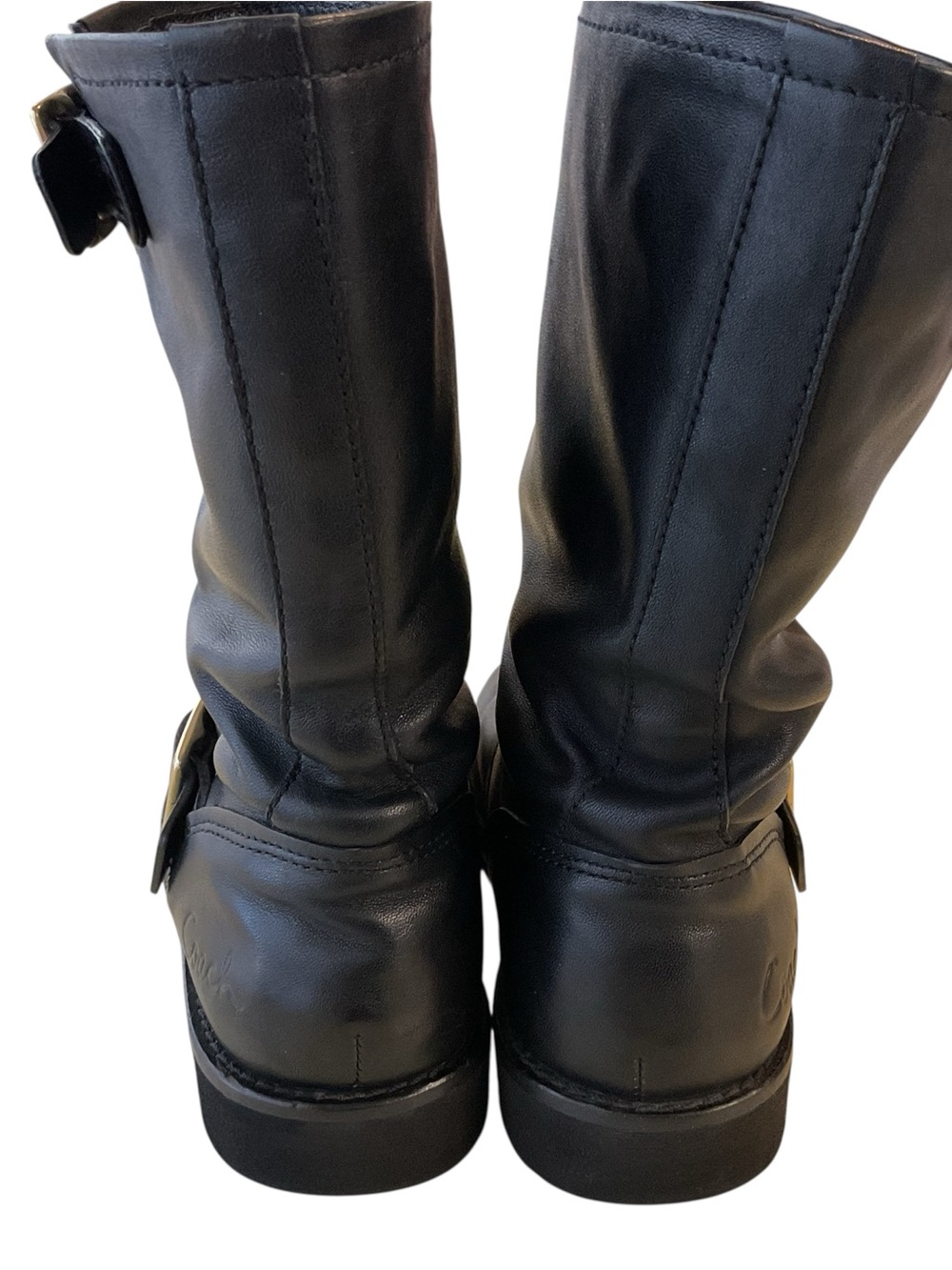 Coach Black Leather Boots - Picture 5 of 6